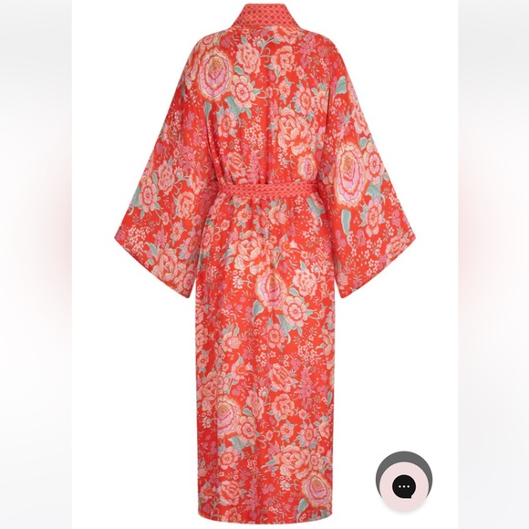 🌺😍 Spell Full Bloom Maxi Robe Sz: M/L Color: Daylily! 😍🌺 - Picture 5 of 8
